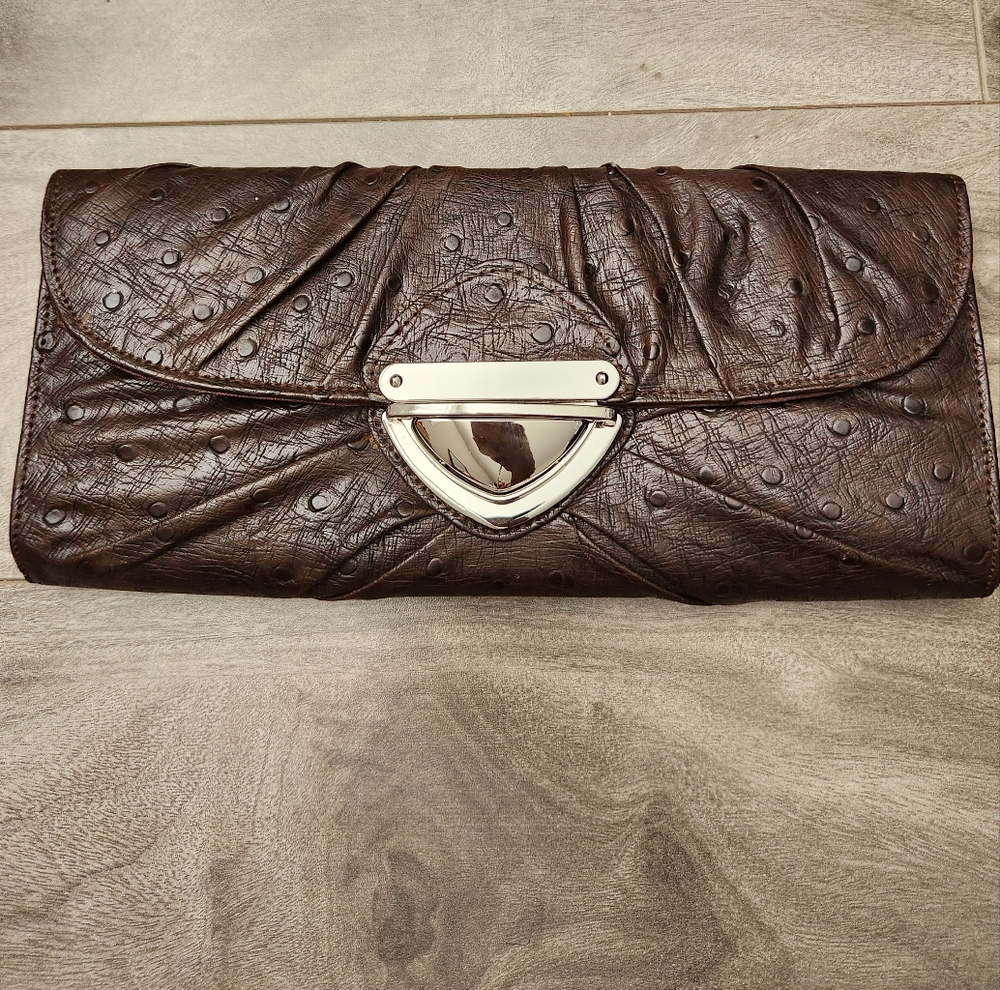 Costa Blanca Brown Clutch Purse